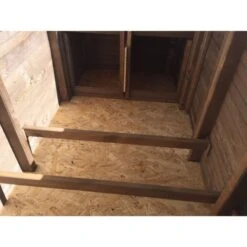 Poulailler Houdan XL Toit Shingle Noir 6 Poules Epicéa FSC -Volaille Magasin poulailler houdan xl vue interieur pondoirs