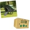 Poulailler Nestera Sur Pieds Taille S Plastique Recyclé 3 à 5 Poules Avec Portier Automatique Autonome Zen Farm -Volaille Magasin poulailler nestera s avec portier zenfarm
