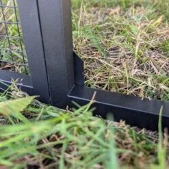 Poulailler Padoue Châssis Acier Toit Shingle 6 à 8 Poules Avec Parc Grillagé -Volaille Magasin poulailler padoue extension vue butter