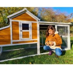 Poulailler Toit Renforcé M Toit Plastique 6 à 8 Poules -Volaille Magasin poulailler toit renforce 6 a 8 poules ensemble