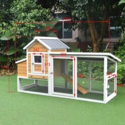 Poulailler Toit Renforcé S Toit Plastique 4 à 6 Poules -Volaille Magasin poulailler toit renforce s 4 a 6 poules dimensions