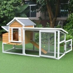 Poulailler Toit Renforcé S Toit Plastique 4 à 6 Poules -Volaille Magasin poulailler toit renforce s 4 a 6 poules profil ouvert 1