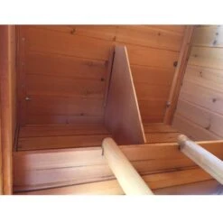 Poulailler Farmer L Toit En Tôle Ouvrant 4 à 6 Poules Bois FSC -Volaille Magasin poulailler farmer int rieur du pondoir