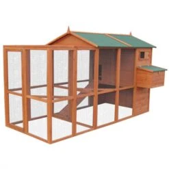 Parc Grillagé Pour Poulailler Gaulois II -Volaille Magasin poulailler gaulois ii avec extension