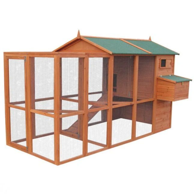 Poulailler Gaulois II Toit Shingle 6 à 10 Poules Avec Extension Parc Grillagé 3 Poulailler Gaulois II Toit Shingle 6 à 10 Poules Avec Extension Parc Grillagé