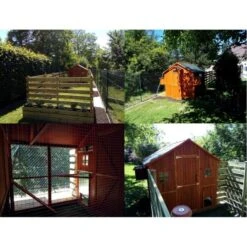 Poulailler Marans Toit Shingle 15 à 18 Poules 23 Poulailler Marans Toit Shingle 15 à 18 Poules -Volaille Magasin poulailler marans vue multiple