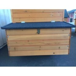 Poulailler Sussex L Toit Shingle Noir Ouvrant 4 à 6 Poules Bois FSC 27 Poulailler Sussex L Toit Shingle Noir Ouvrant 4 à 6 Poules Bois FSC -Volaille Magasin poulailler sussex vue pondoir 1