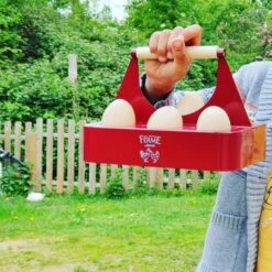 Porte Oeuf Metal Grenat - Zolux 8 Porte Oeuf Metal Grenat - Zolux -Volaille Magasin recolte oeufs zolux la ferme ethique