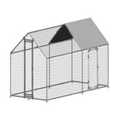 Porte Universelle 1,70x0,75m Pour Enclos Poulailler Parc Grillagé Renforcé -Volaille Magasin schema porte laterale