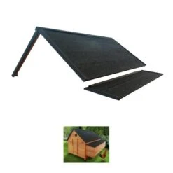 Toit De Poulailler Pour Cémani XXL 15 à 18 Poules Noir