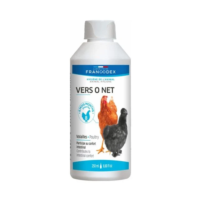 Vermifuge Pour Poule Liquide Vers O Net 250ML - Francodex 3 Vermifuge Pour Poule Liquide Vers O Net 250ML - Francodex